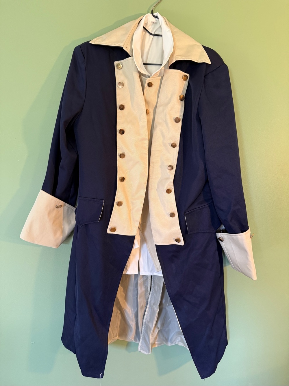 Navy and Cream “Hamilton” 1700s Costume